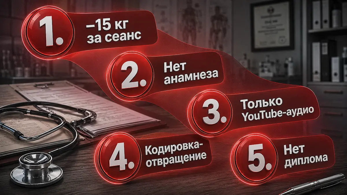 Гипноз для похудения — 5 красных флагов шарлатанства, kakpohudet.ru