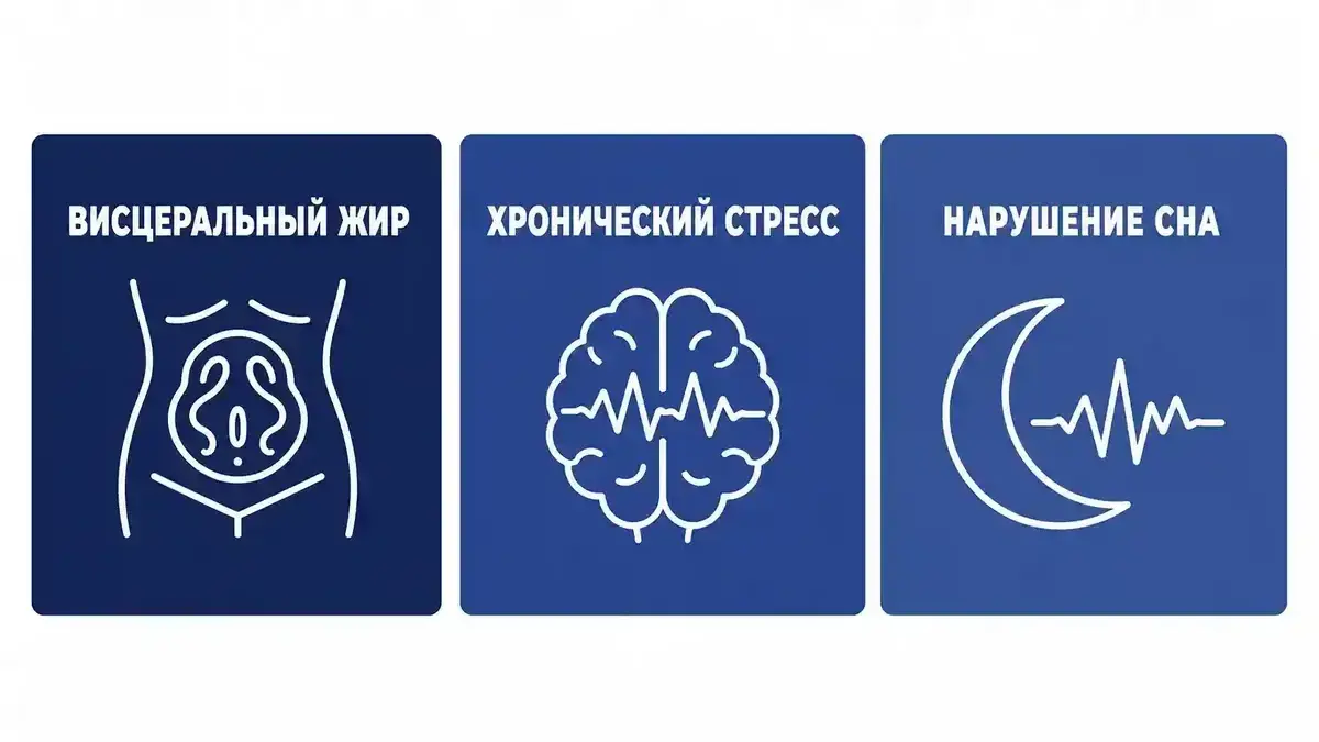 Причины инсулинорезистентности — инфографика, kakpohudet.ru