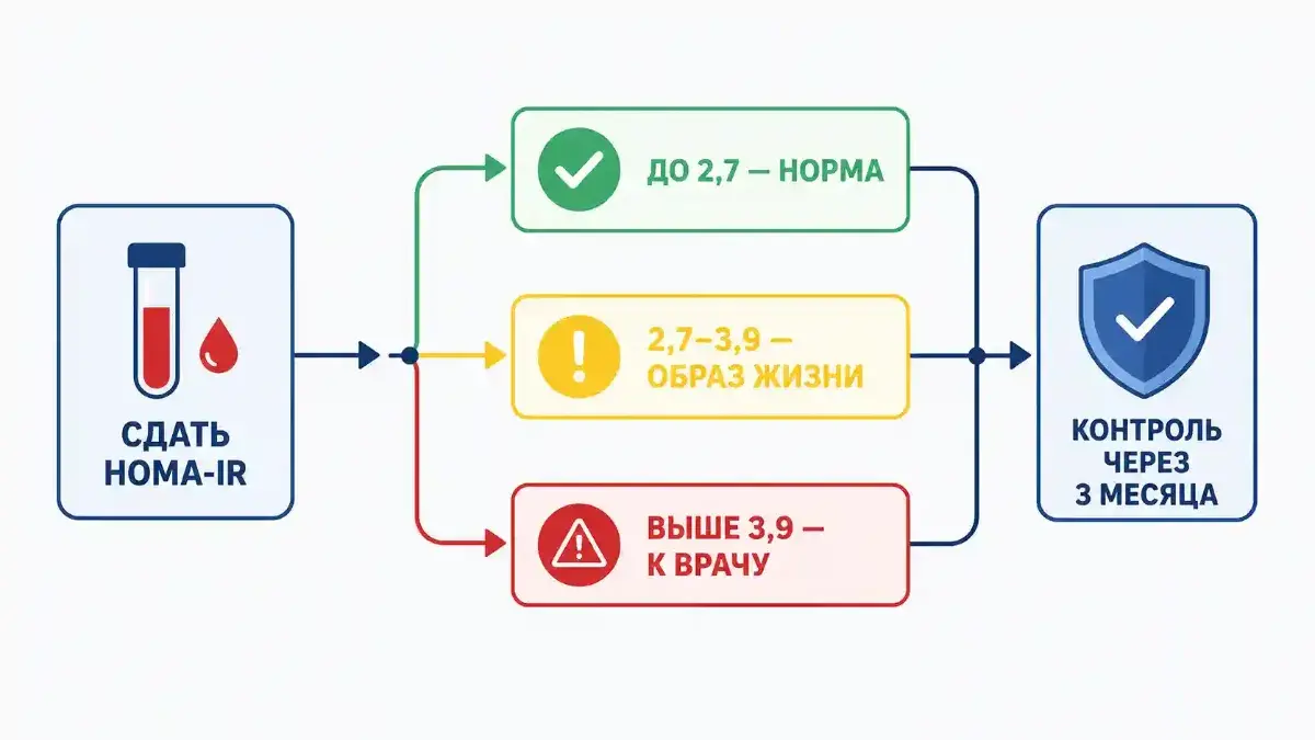Алгоритм действий при инсулинорезистентности — схема, kakpohudet.ru