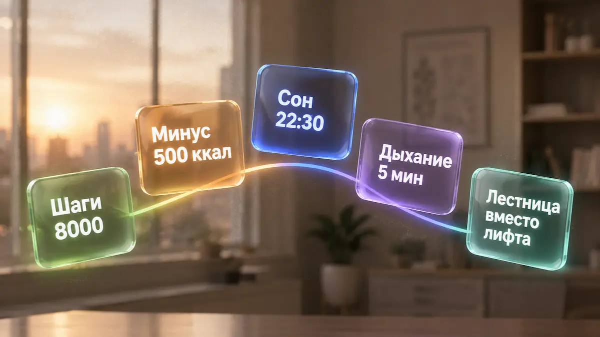 Алгоритм похудения без спорта — схема невролога