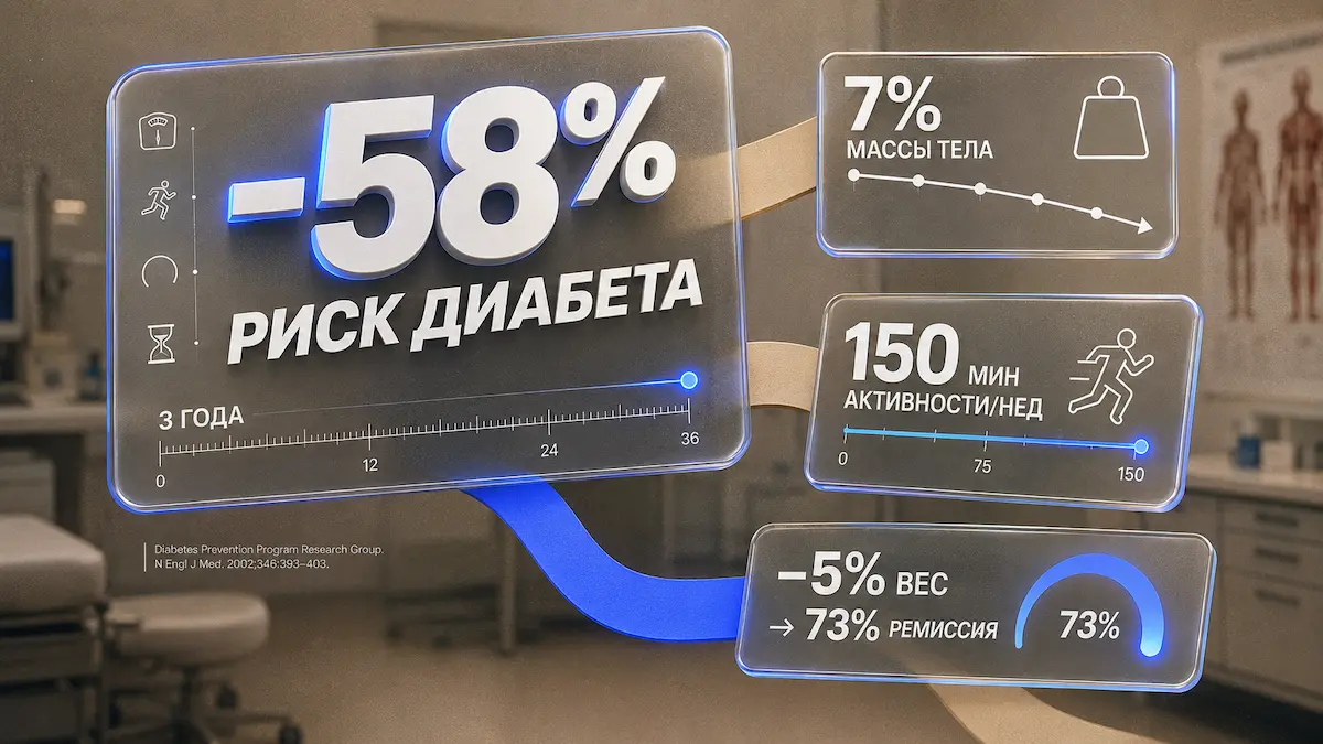 Преддиабет — 4 рычага разворота процесса, инфографика, kakpohudet.ru