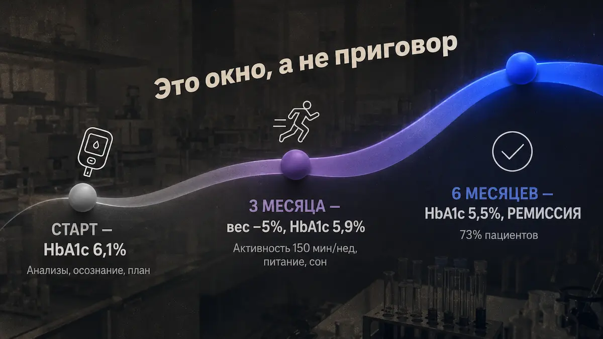Преддиабет — карта восстановления за 6 месяцев, kakpohudet.ru