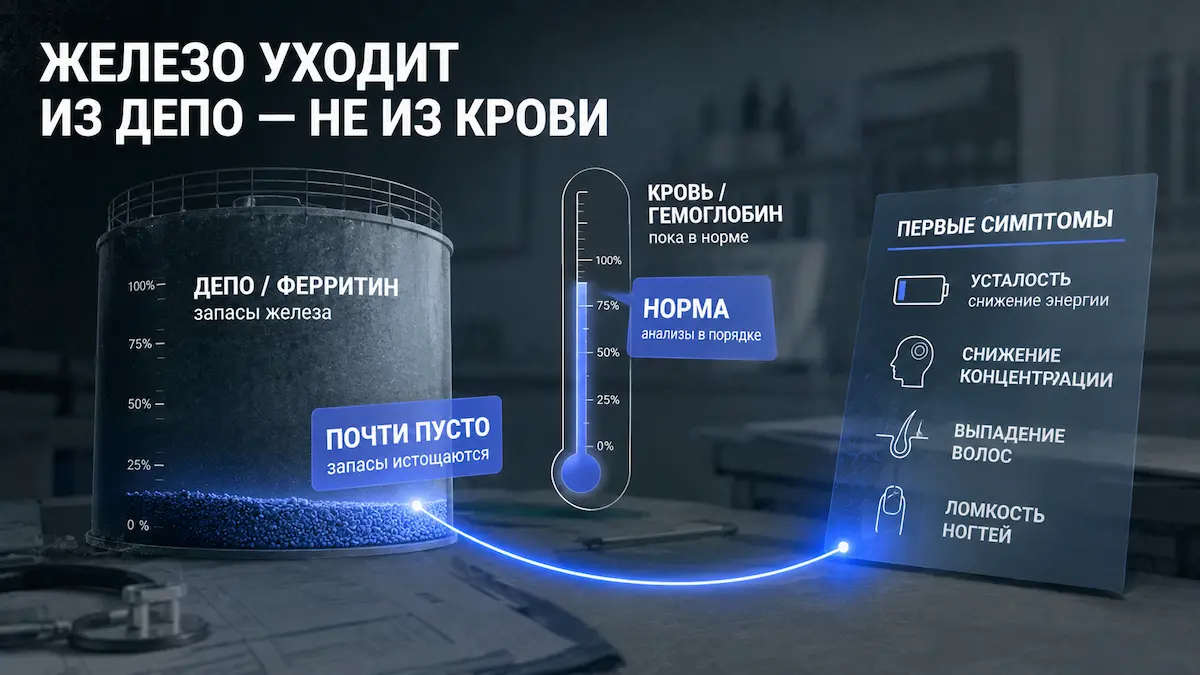 Дефицит железа без анемии — схема, kakpohudet.ru