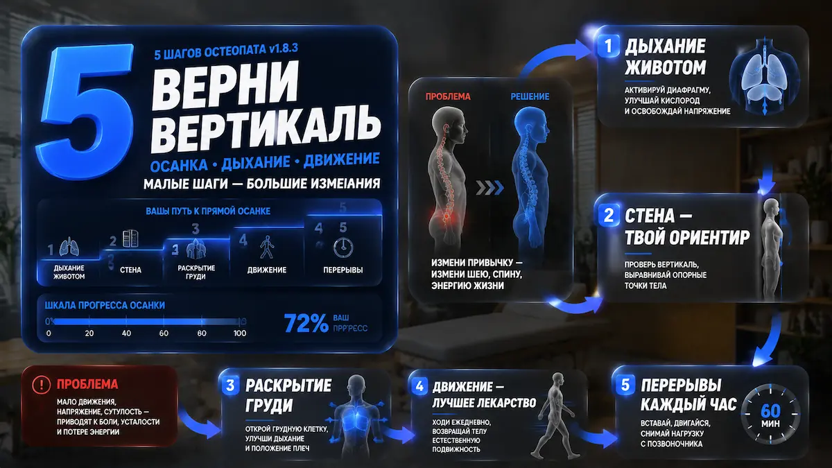 Кифоз и лишний вес — инфографика, kakpohudet.ru
