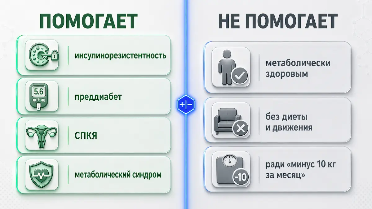 Метформин для похудения: кому помогает, а кому нет — kakpohudet.ru