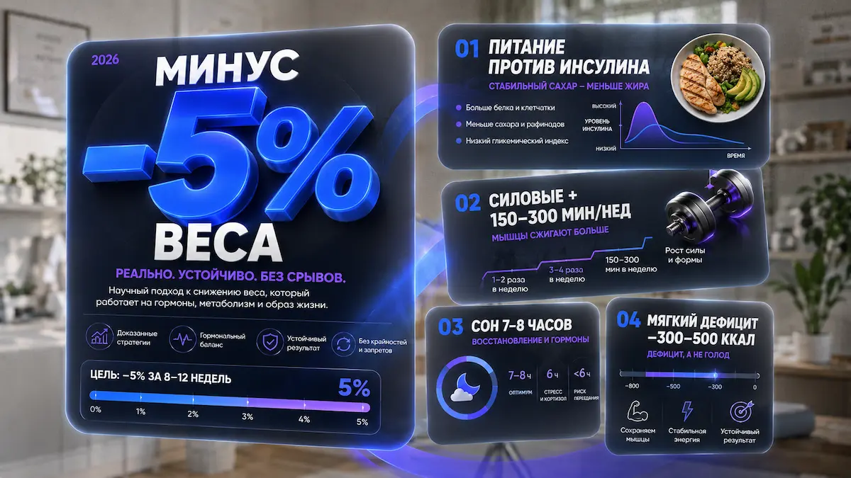 Пошаговый план похудения при СПКЯ — питание, движение, сон, kakpohudet.ru