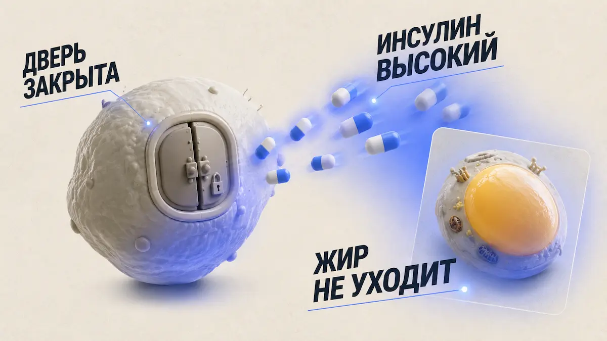 Инсулинорезистентность при СПКЯ — механизм набора веса, kakpohudet.ru