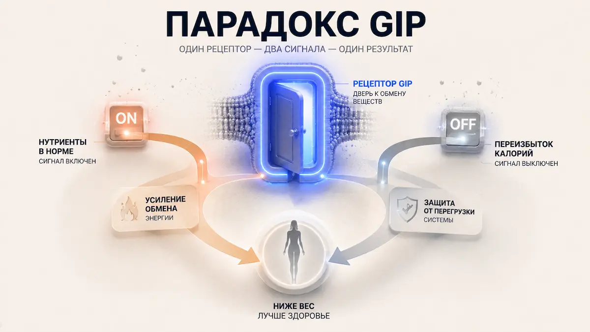 Парадокс рецептора ГИП в препаратах для похудения — kakpohudet.ru