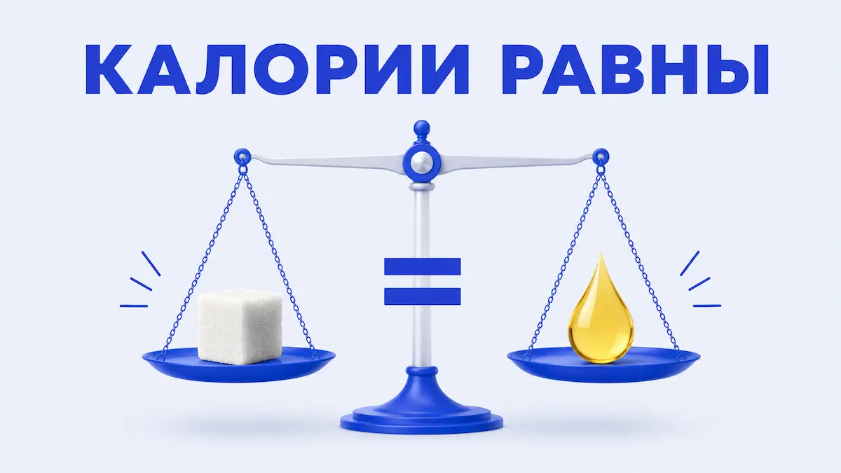 Метафора: кетоз не ускоряет жиросжигание при равных калориях