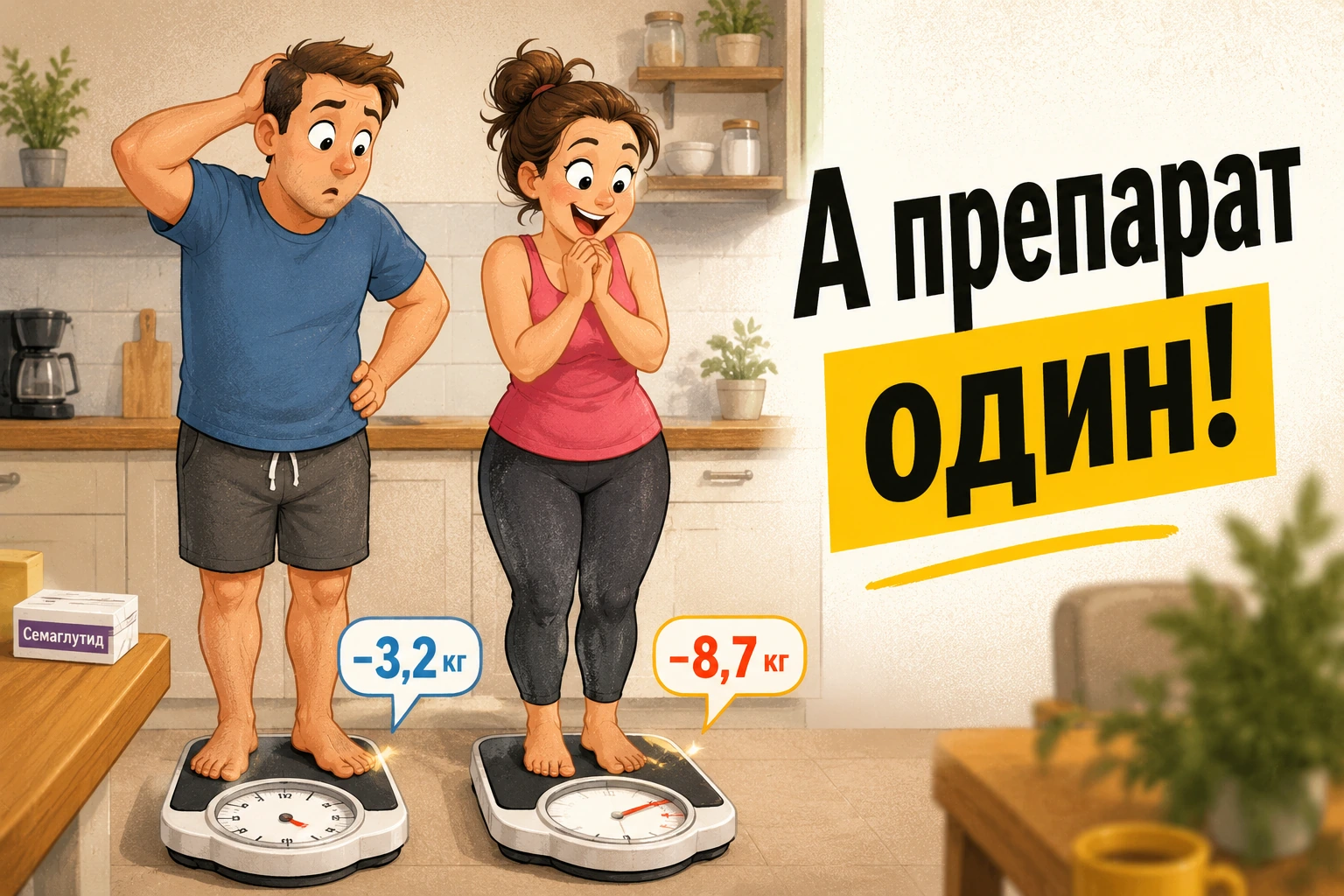 Одна кухня — разные весы