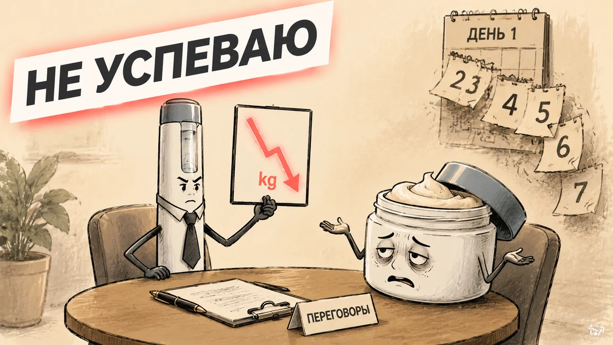 Оземпик фейс — иллюстрация, kakpohudet.ru