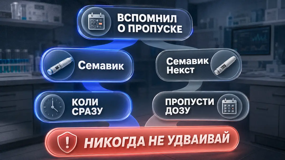 пропустил укол семавика — алгоритм действий, kakpohudet.ru