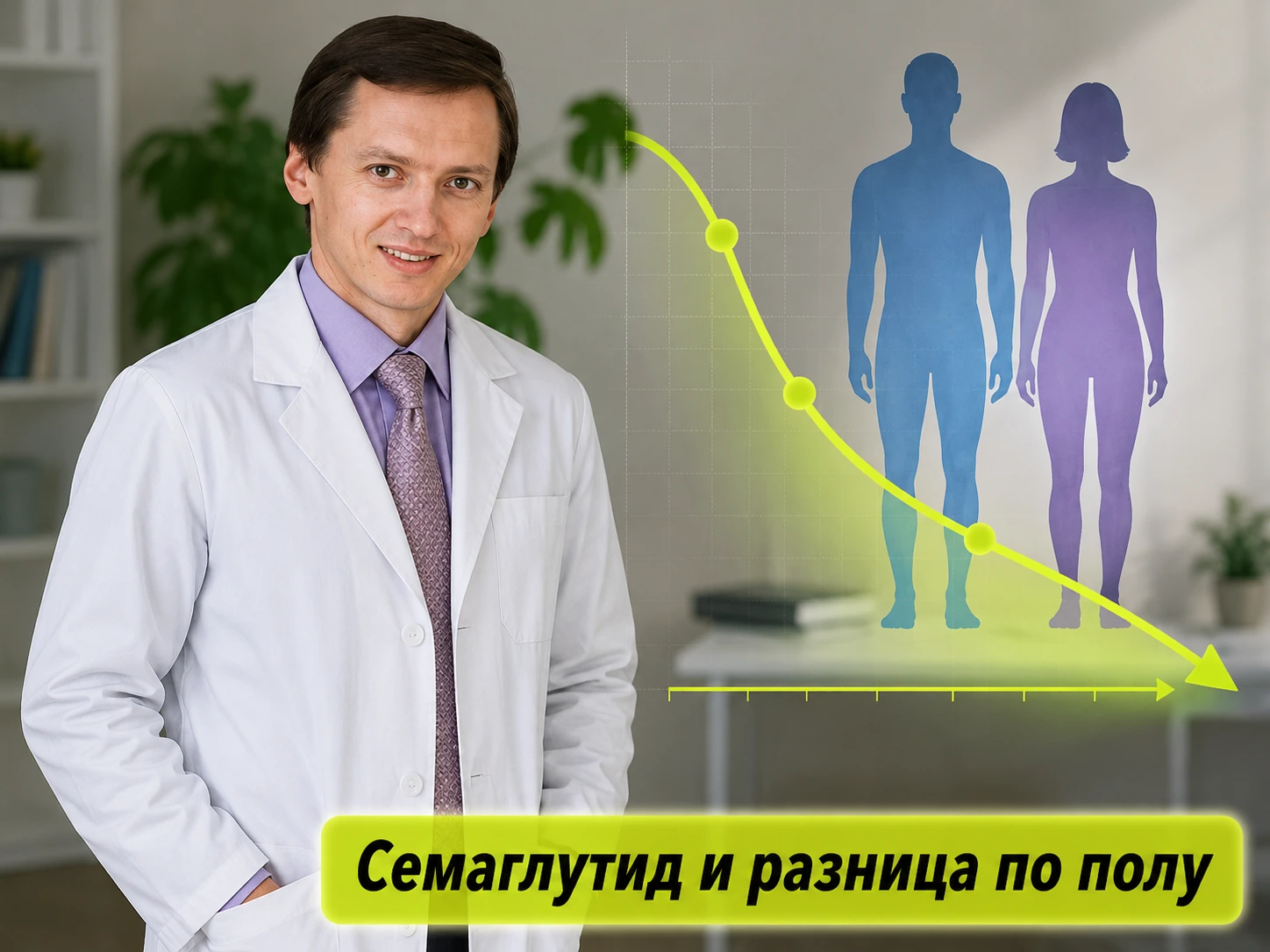Семаглутид и разница по полу