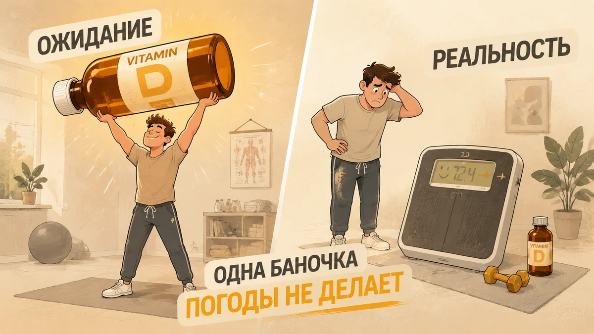 витамин д и похудение — иллюстрация, kakpohudet.ru