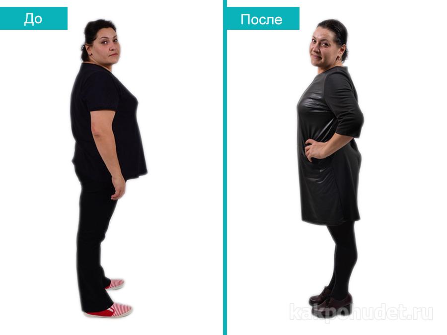 до и после похудения фото