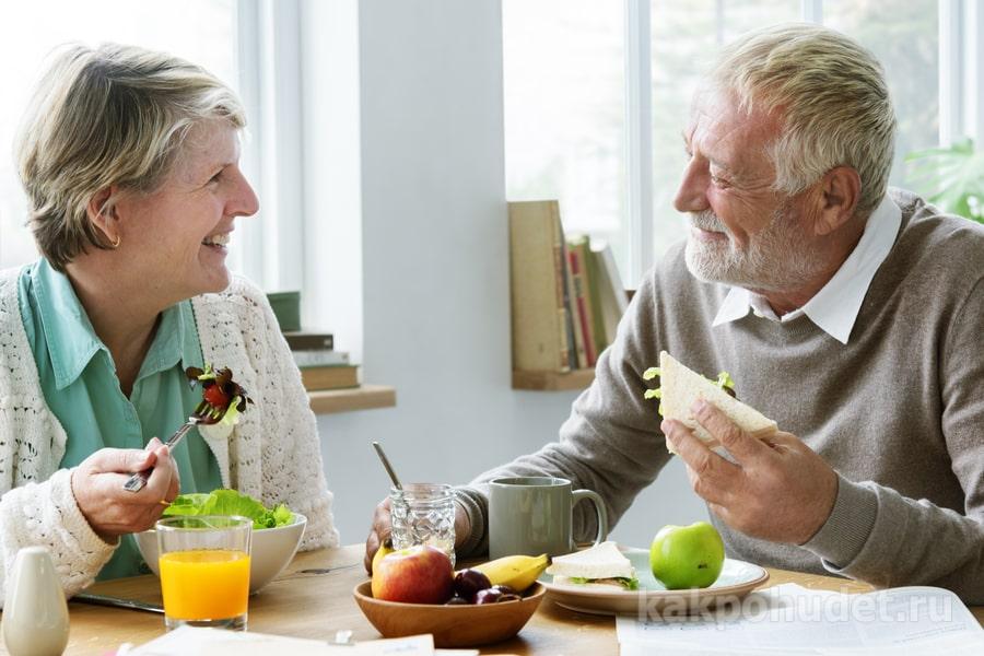 рацион питания для пожилых