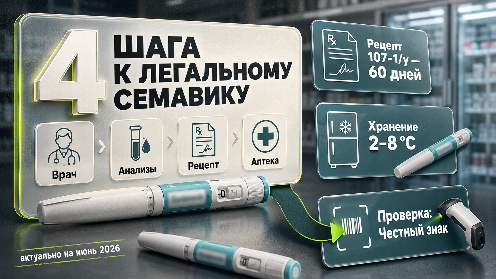 Как купить Семавик легально за 4 шага — инфографика, kakpohudet.ru
