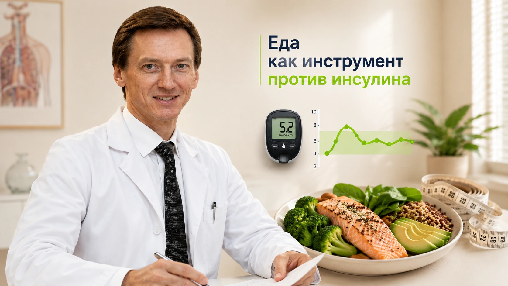 Питание при инсулинорезистентности — врач Е. А. Афанасьев, kakpohudet.ru
